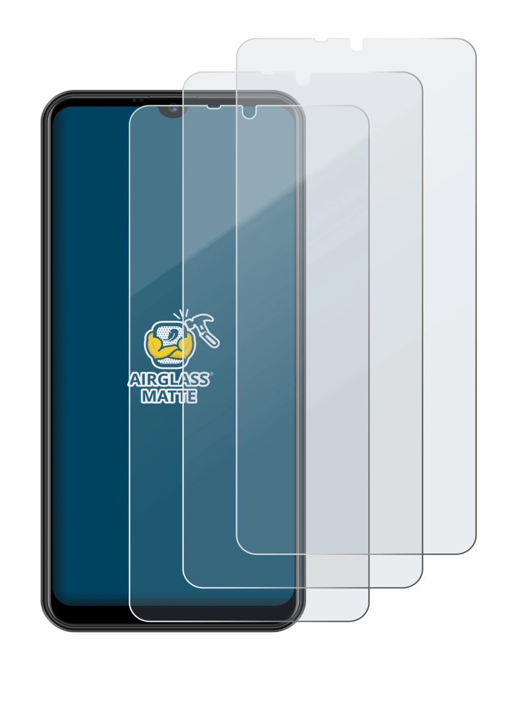 Image de l'appareil Invens NOTE TK02 avec une grande variété de protections d'écran.