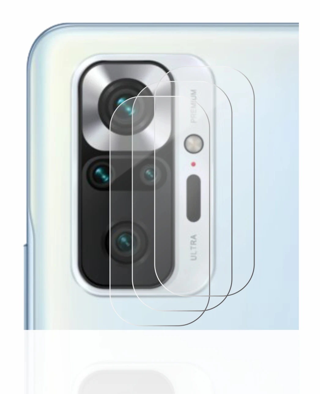 Image de l'appareil Xiaomi Redmi Note 10 Pro (Caméra UNIQUEMENT) avec une grande variété de protections d'écran.