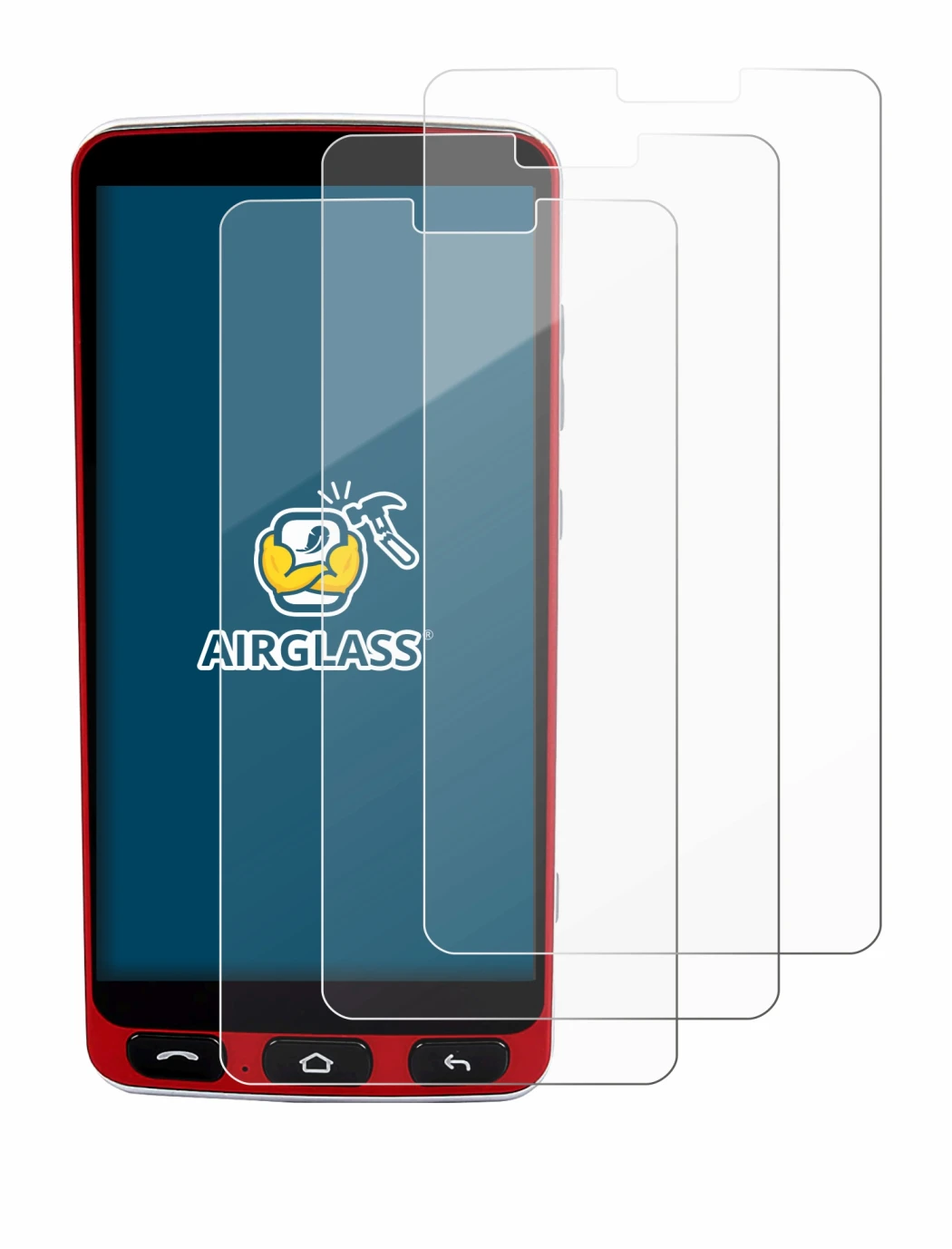 Image de l'appareil Olympia Neo Smartphone avec une grande variété de protections d'écran.