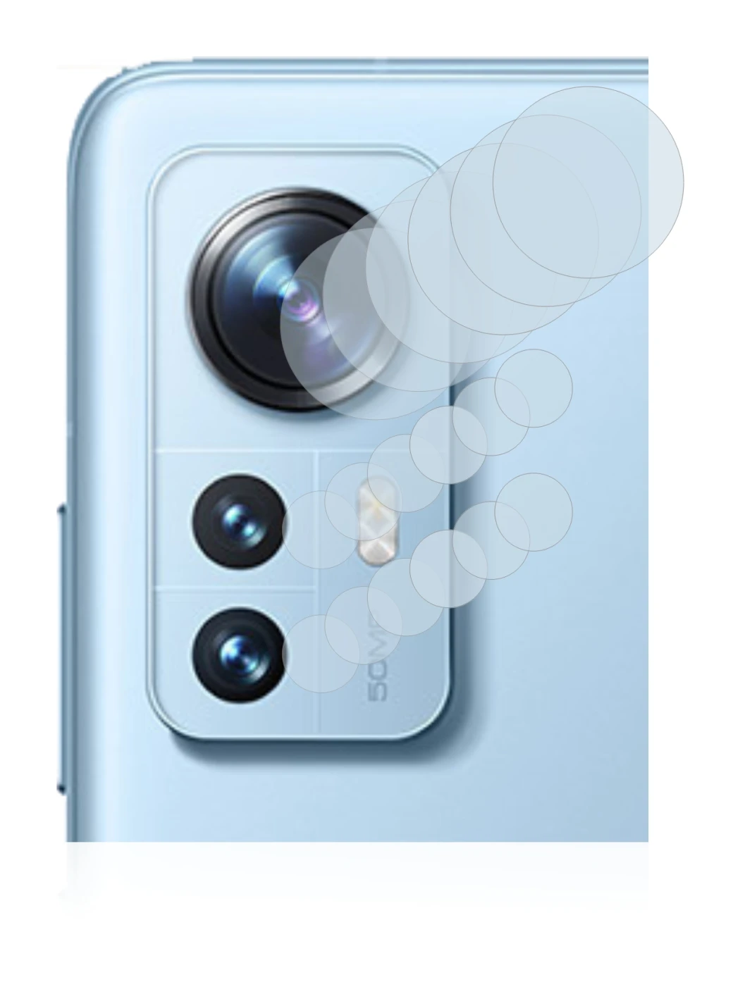 Image de l'appareil Xiaomi 12 Pro (Caméra UNIQUEMENT) avec une grande variété de protections d'écran.