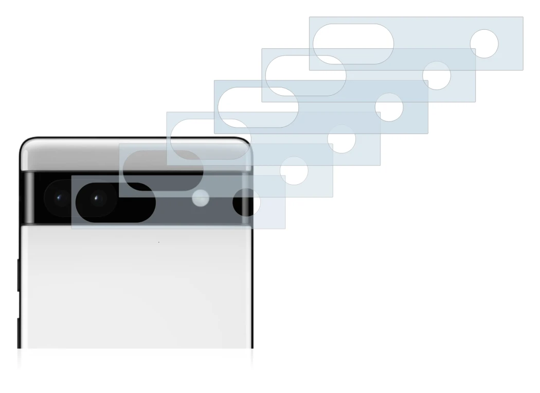 Image de l'appareil Google Pixel 6a (Caméra UNIQUEMENT) avec une grande variété de protections d'écran.