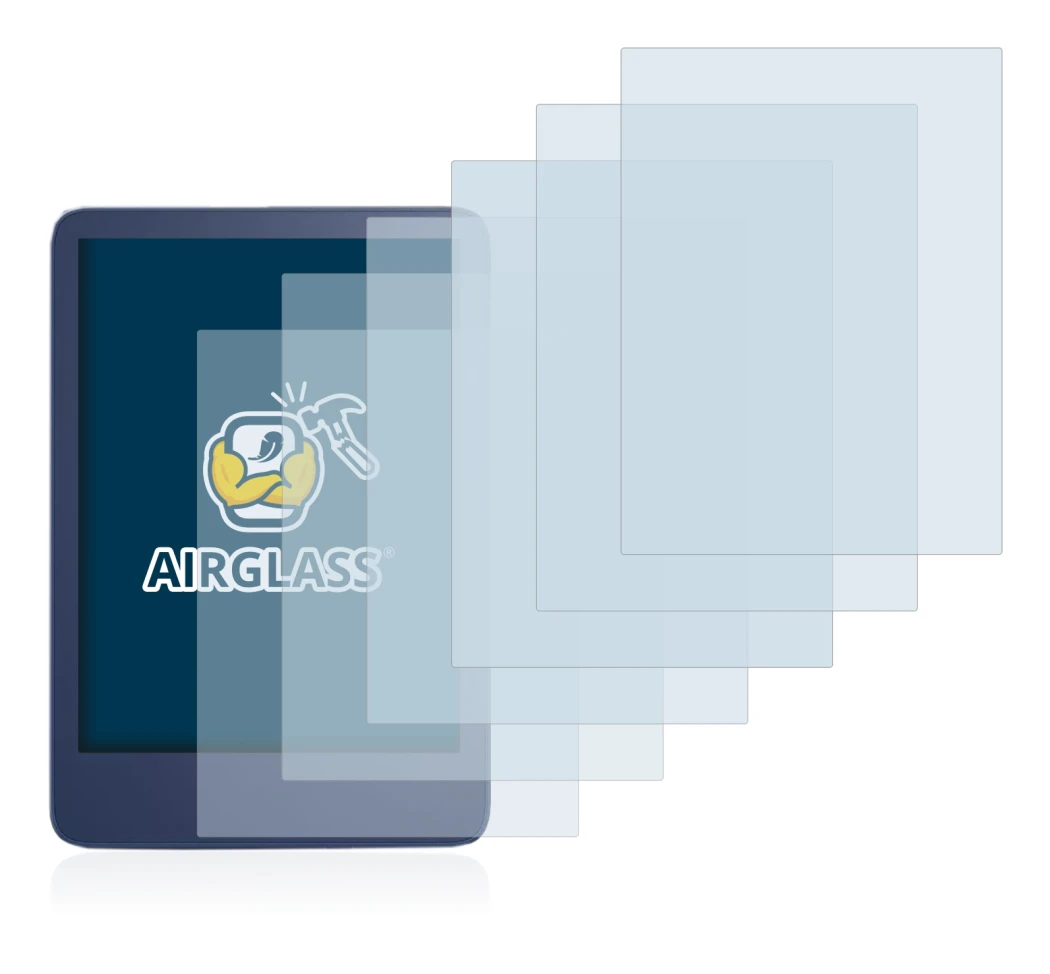 Image de l'appareil Amazon Kindle Reader 2022 avec une grande variété de protections d'écran.