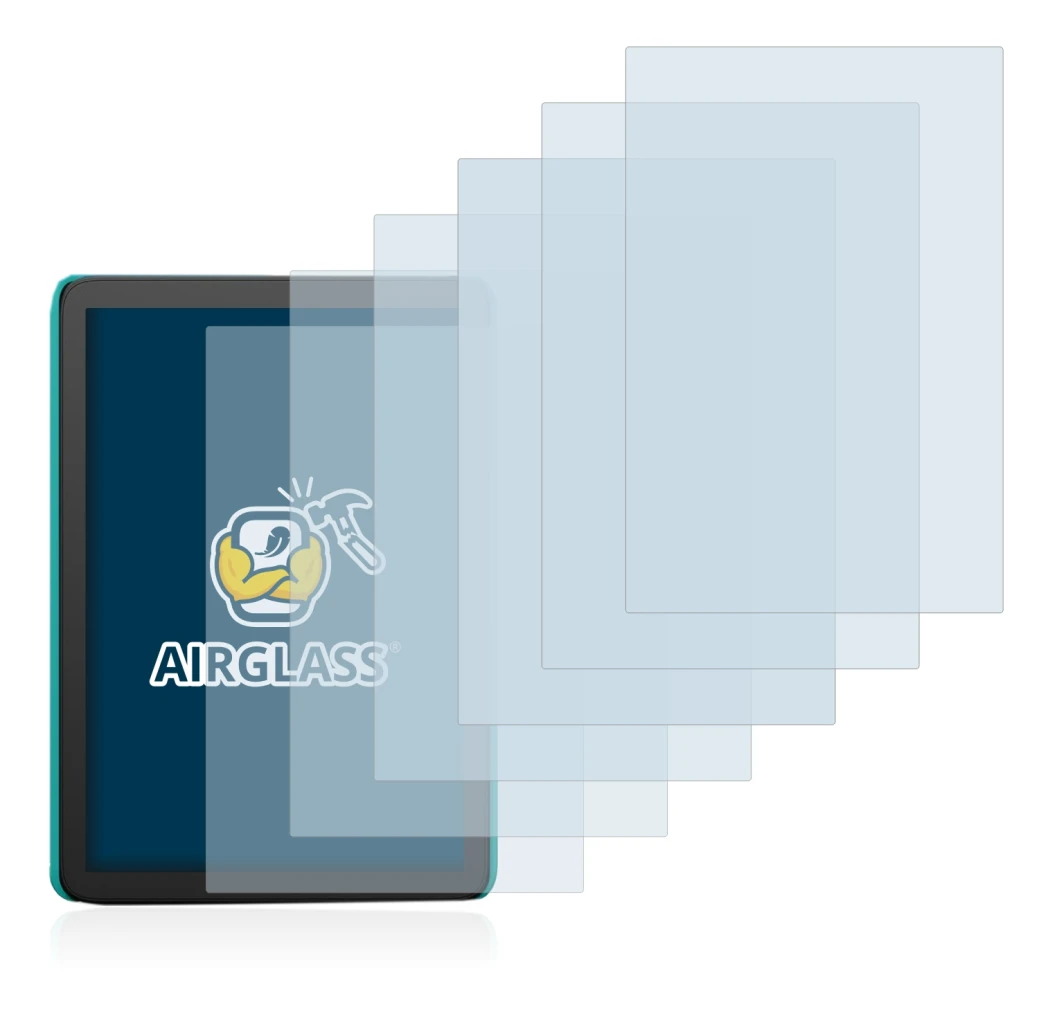 Image de l'appareil Amazon Kindle Kids (2022) avec une grande variété de protections d'écran.