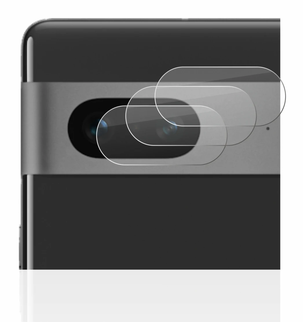 Image de l'appareil Google Pixel 7 (Caméra UNIQUEMENT) avec une grande variété de protections d'écran.