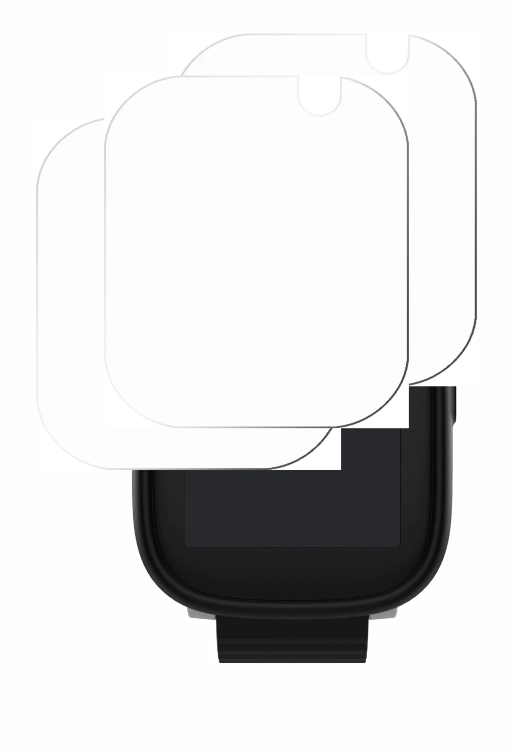 Image de l'appareil Xplora X6 Play 2022 (1ère génération) avec une grande variété de protections d'écran.