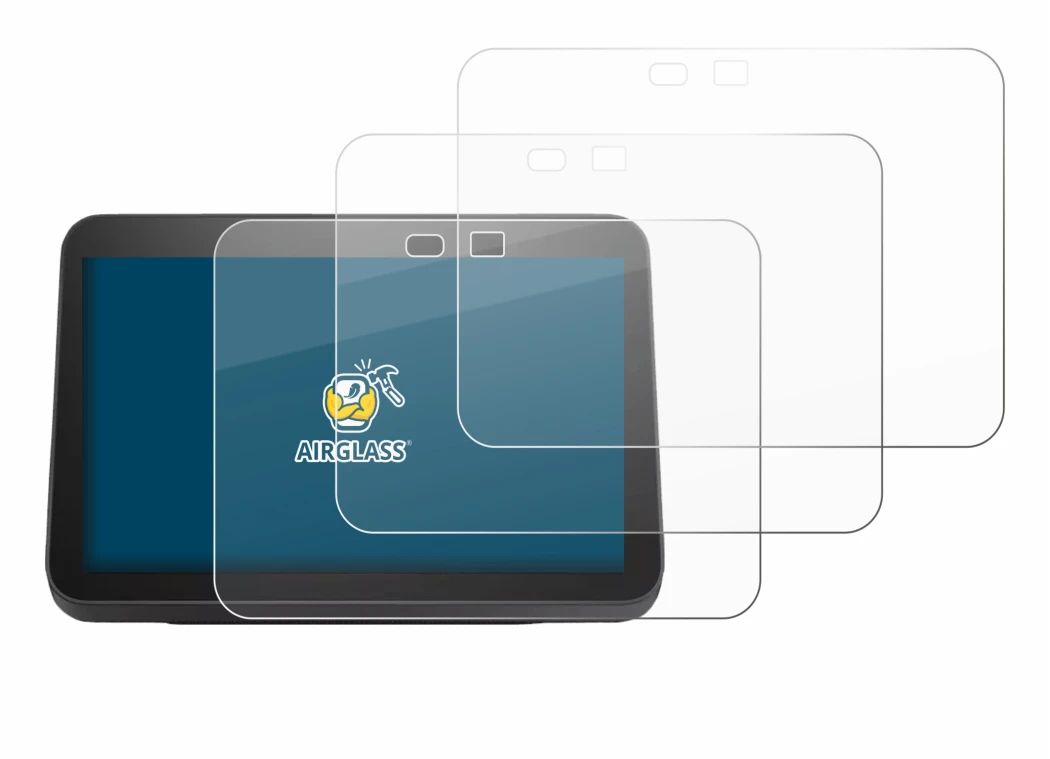 Image de l'appareil Amazon Echo Show 8 2023 (3ème Gen.) avec une grande variété de protections d'écran.