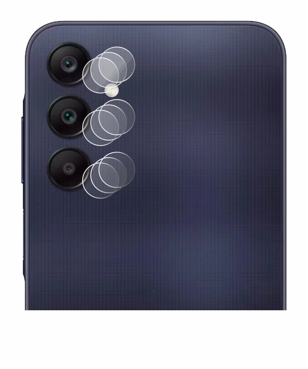 Image de l'appareil Samsung Galaxy A25 5G (Caméra UNIQUEMENT) avec une grande variété de protections d'écran.