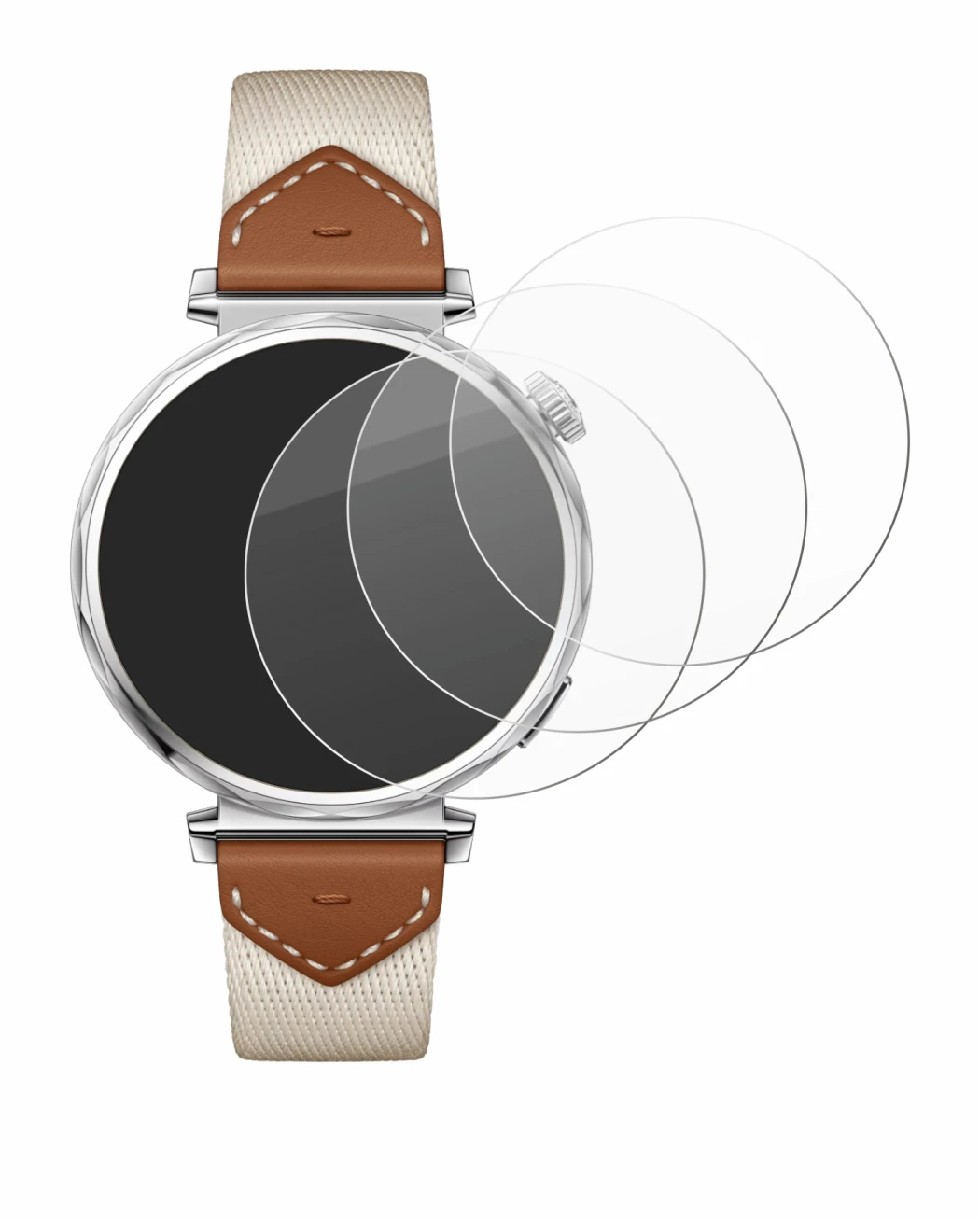 Image de l'appareil Huawei Watch GT 5 (41 mm) avec une grande variété de protections d'écran.
