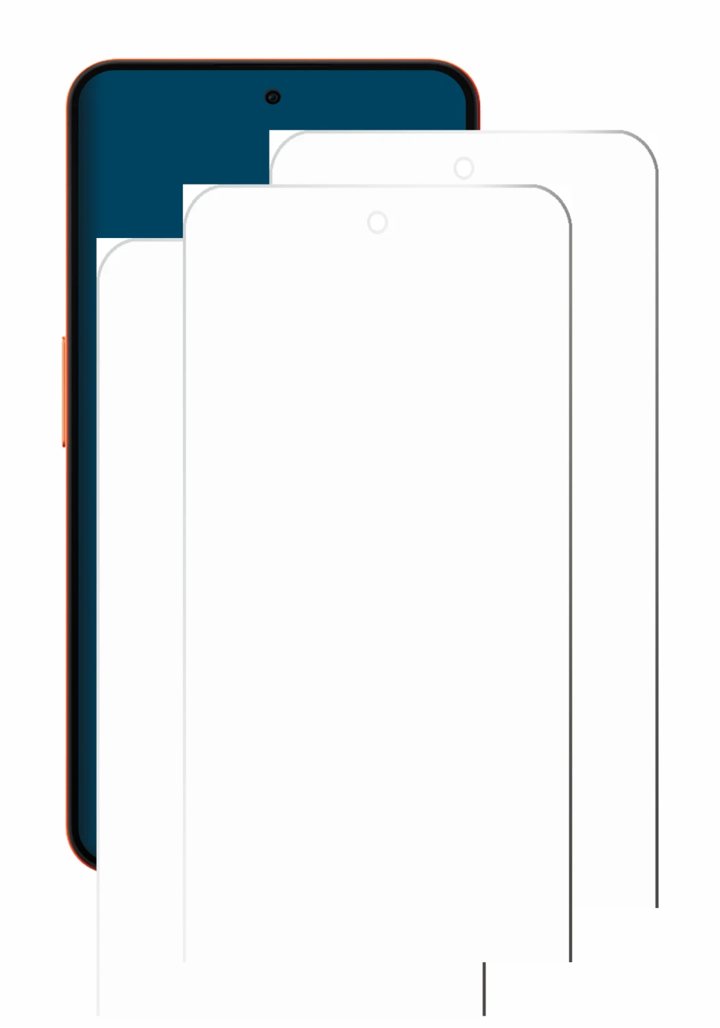 Image de l'appareil Nothing CMF Phone 2 Pro avec une grande variété de protections d'écran.