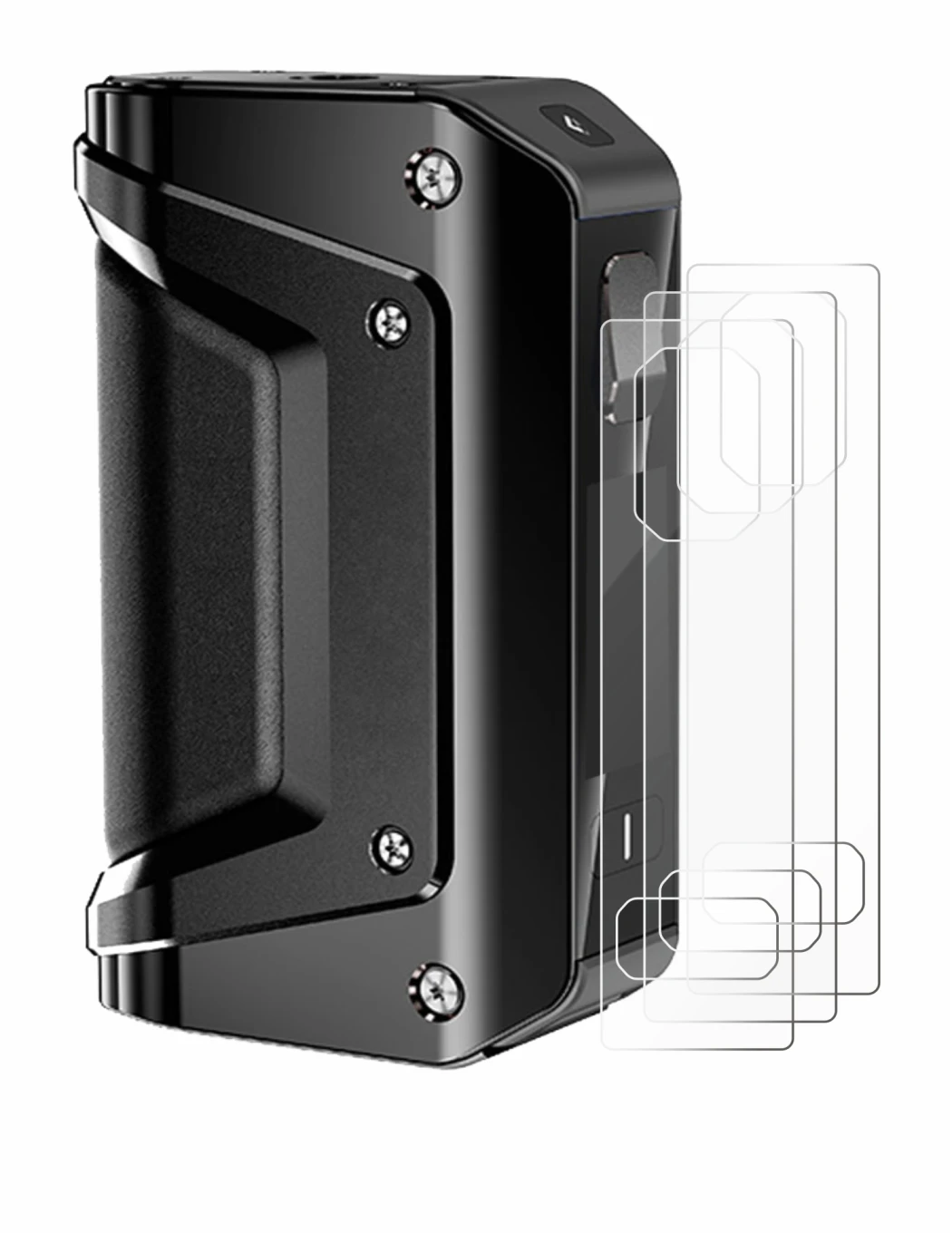 Image de l'appareil GeekVape Aegis Legend 3 avec une grande variété de protections d'écran.