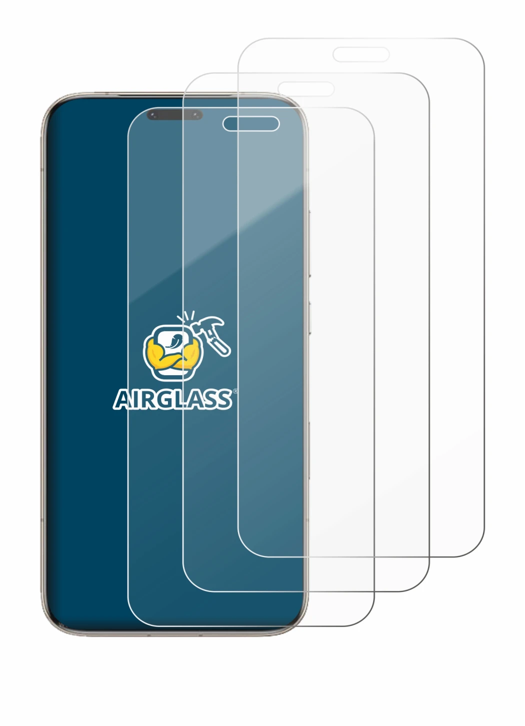 Image de l'appareil Honor Magic 8 Pro avec une grande variété de protections d'écran.