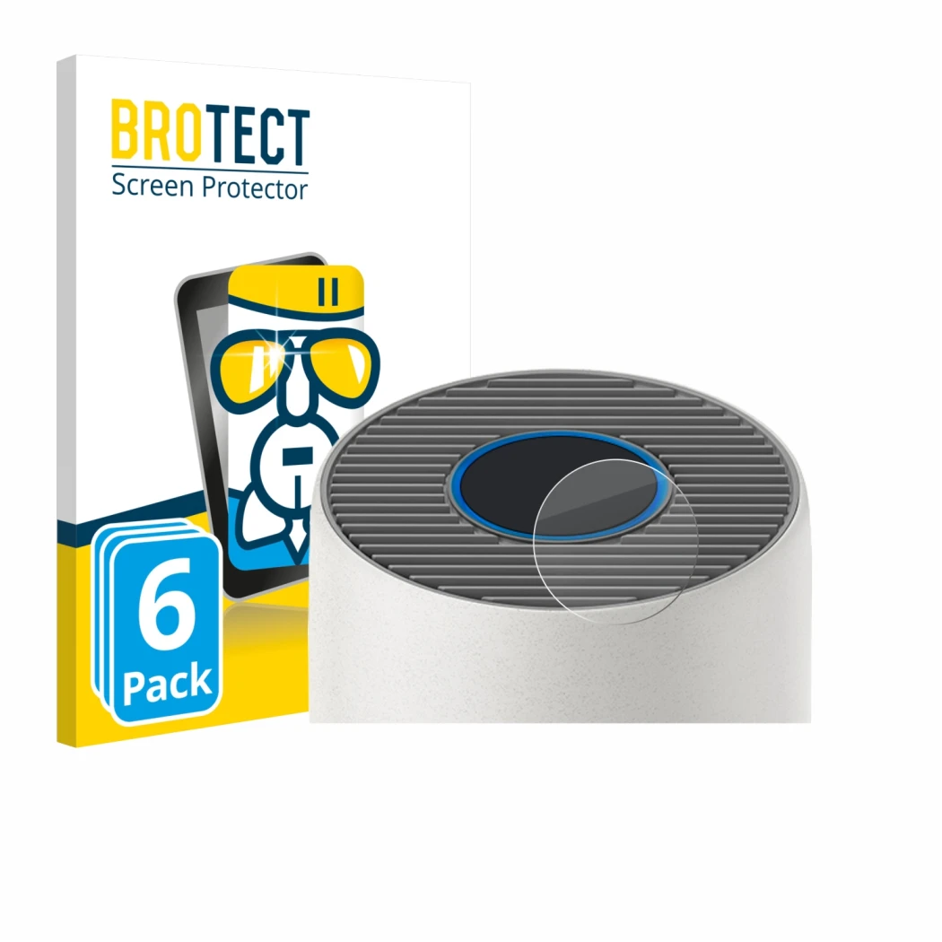 Face avant d’un emballage produit avec le logo de la marque BROTECT. À côté, l’appareil Philips 2000i Series AC2939 est représ