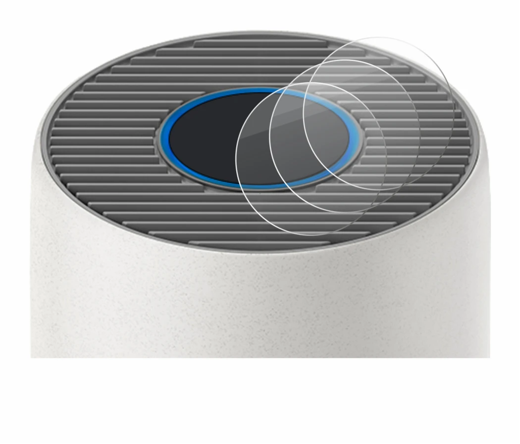 Image de l'appareil Philips 2000i Series AC2939 avec une grande variété de protections d'écran.