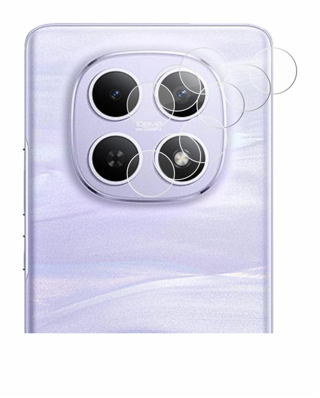 Image de l'appareil Xiaomi Redmi Note 15 (Caméra UNIQUEMENT) avec une grande variété de protections d'écran.