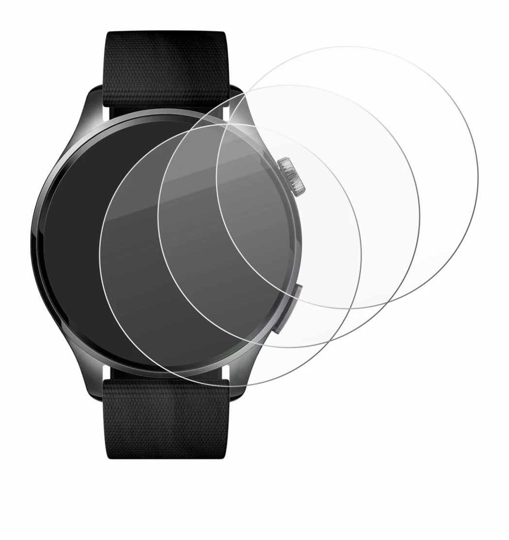Image de l'appareil Xiaomi Watch 5 (47 mm) avec une grande variété de protections d'écran.