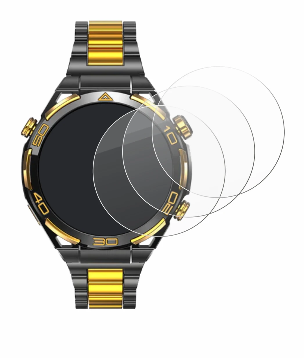 Image de l'appareil Blackview W90 Pro avec une grande variété de protections d'écran.