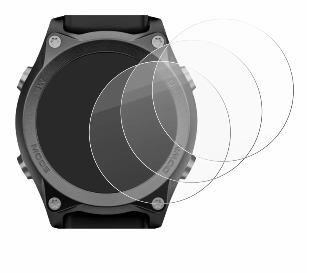 Image de l'appareil Mares Sirius avec une grande variété de protections d'écran.
