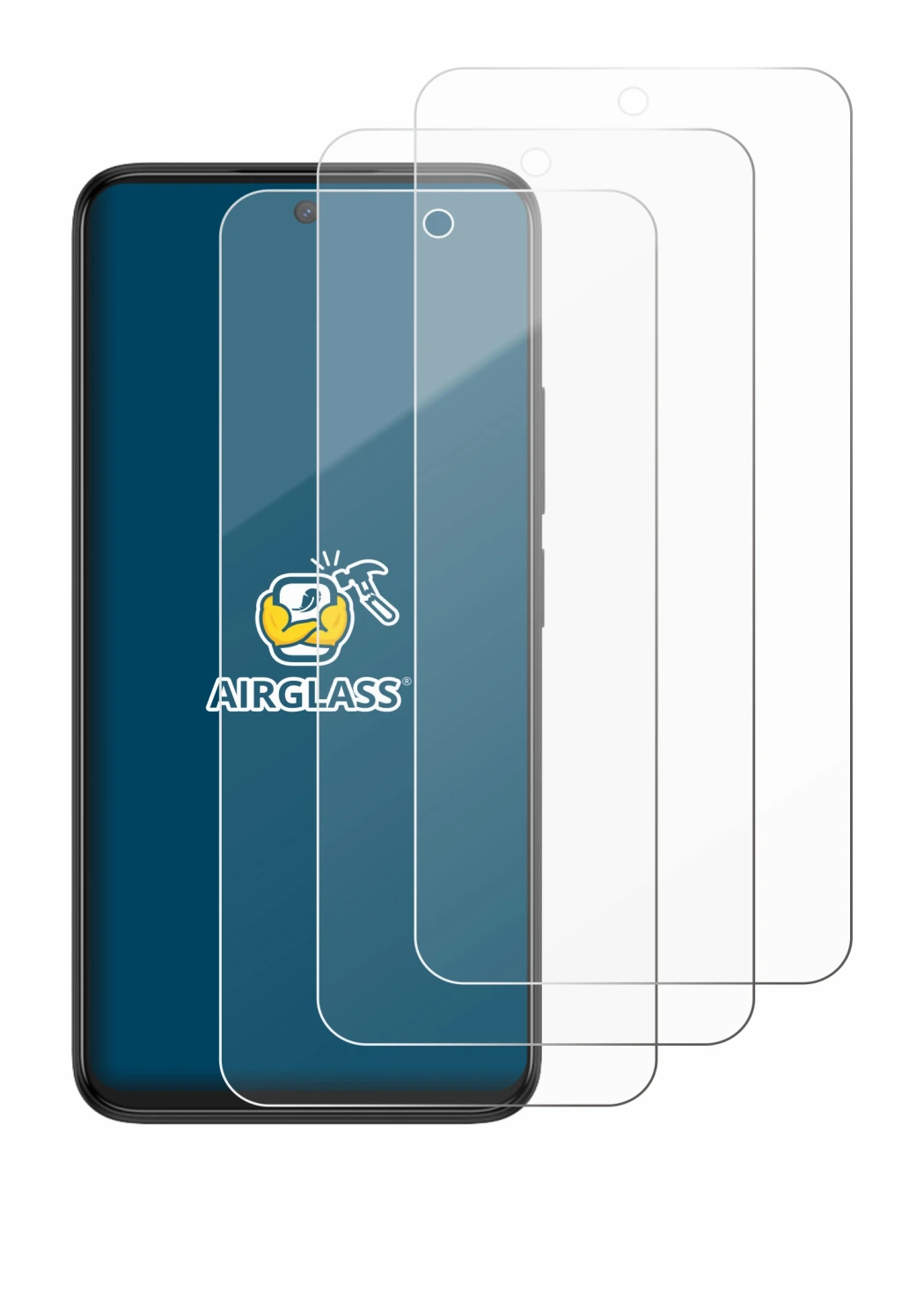 Image de l'appareil TCL 605 avec une grande variété de protections d'écran.