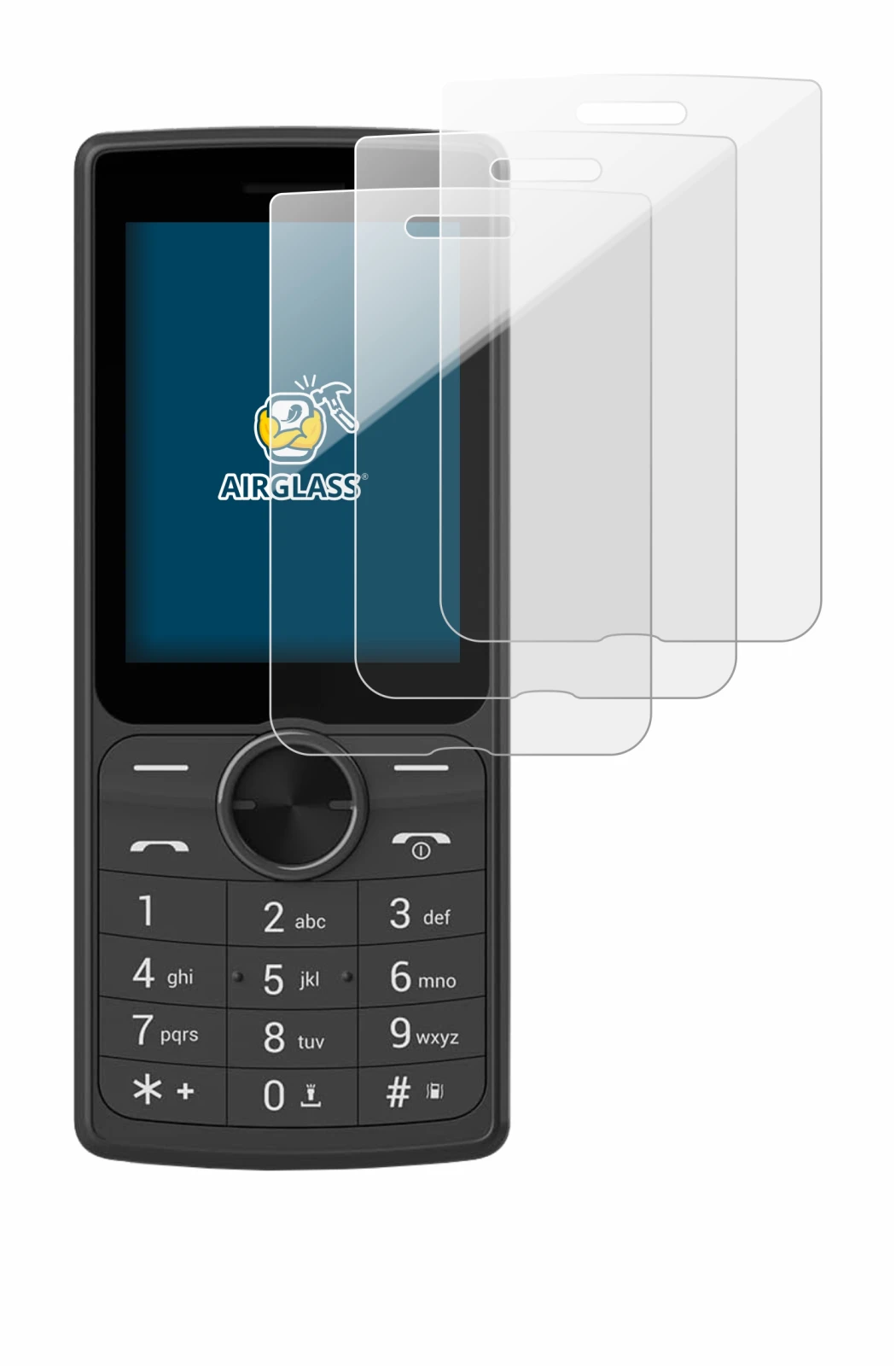Image de l'appareil SPC Wild Cool avec une grande variété de protections d'écran.
