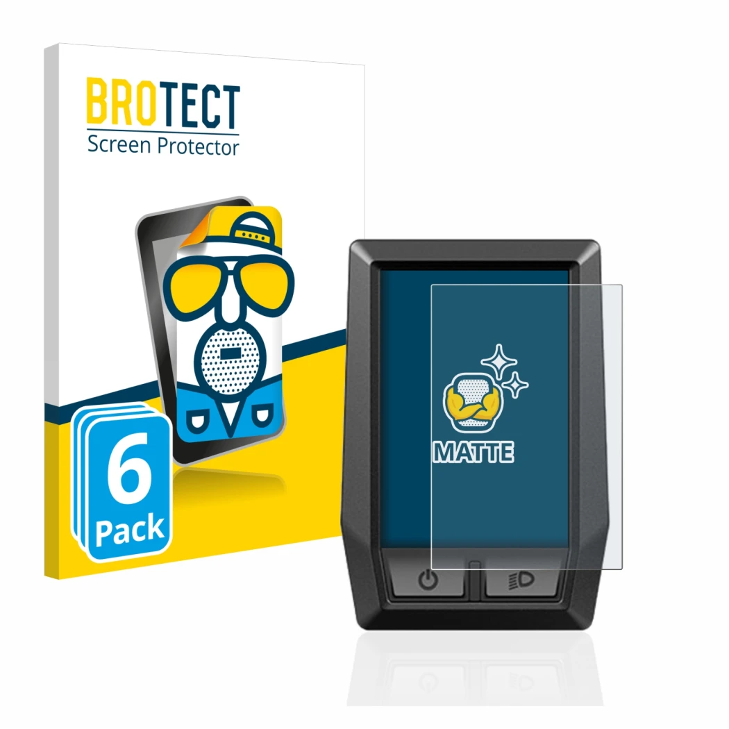 Face avant d’un emballage produit avec le logo de la marque BROTECT. À côté, l’appareil Bosch Kiox est représenté avec la prot