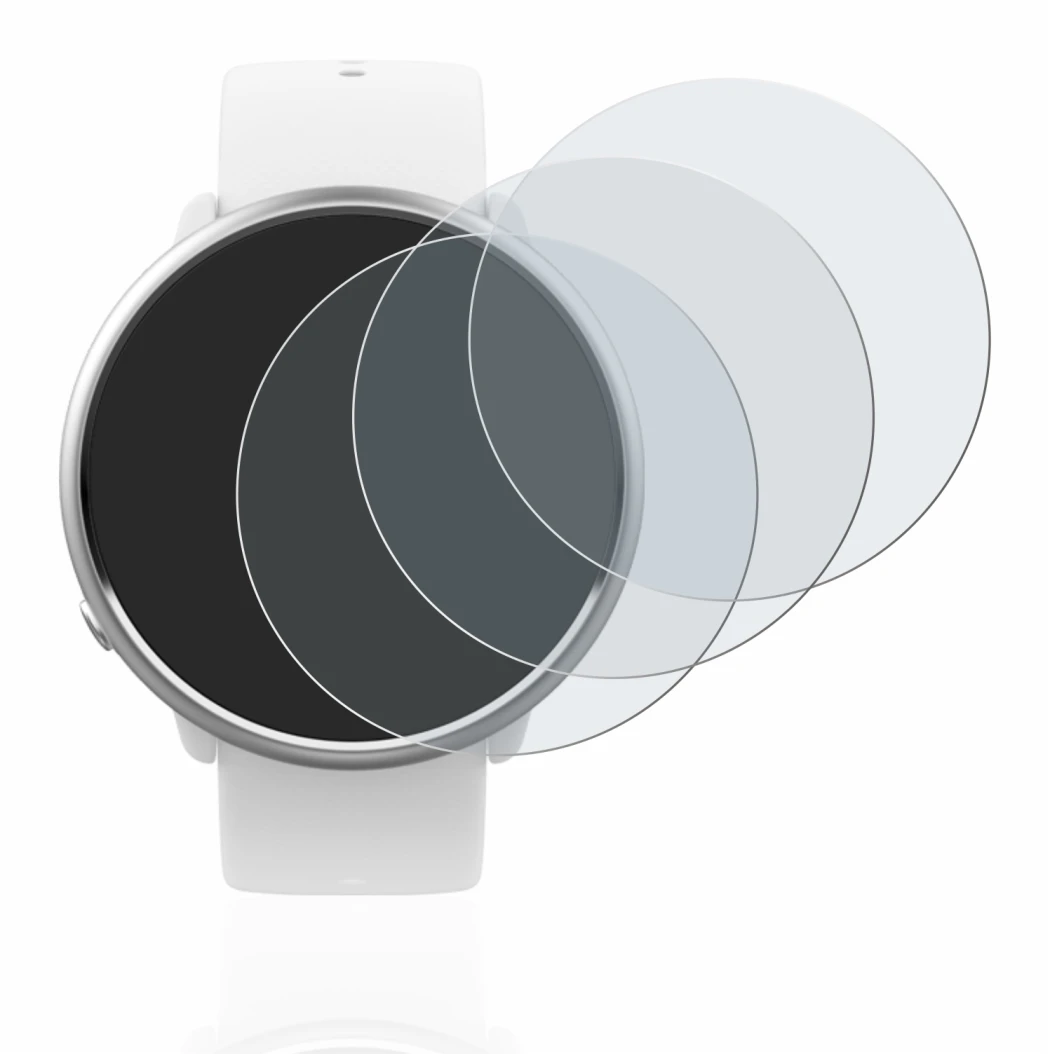 Image de l'appareil Polar Ignite avec une grande variété de protections d'écran.