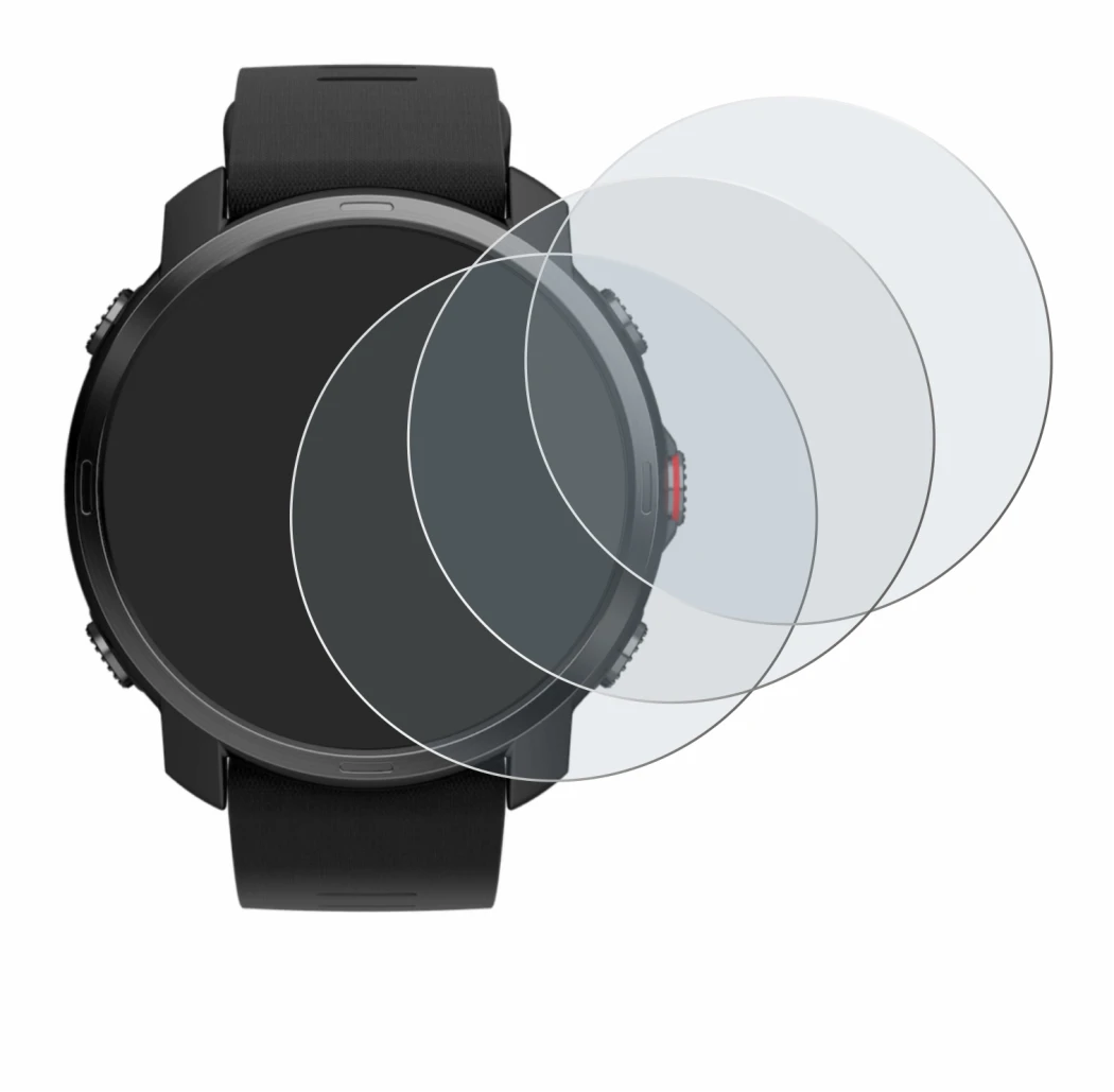 Image de l'appareil Polar Grit X avec une grande variété de protections d'écran.