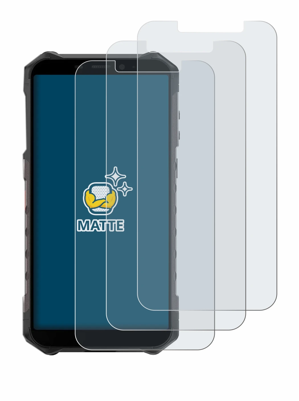 Image de l'appareil Ulefone Armor X9 Pro avec une grande variété de protections d'écran.