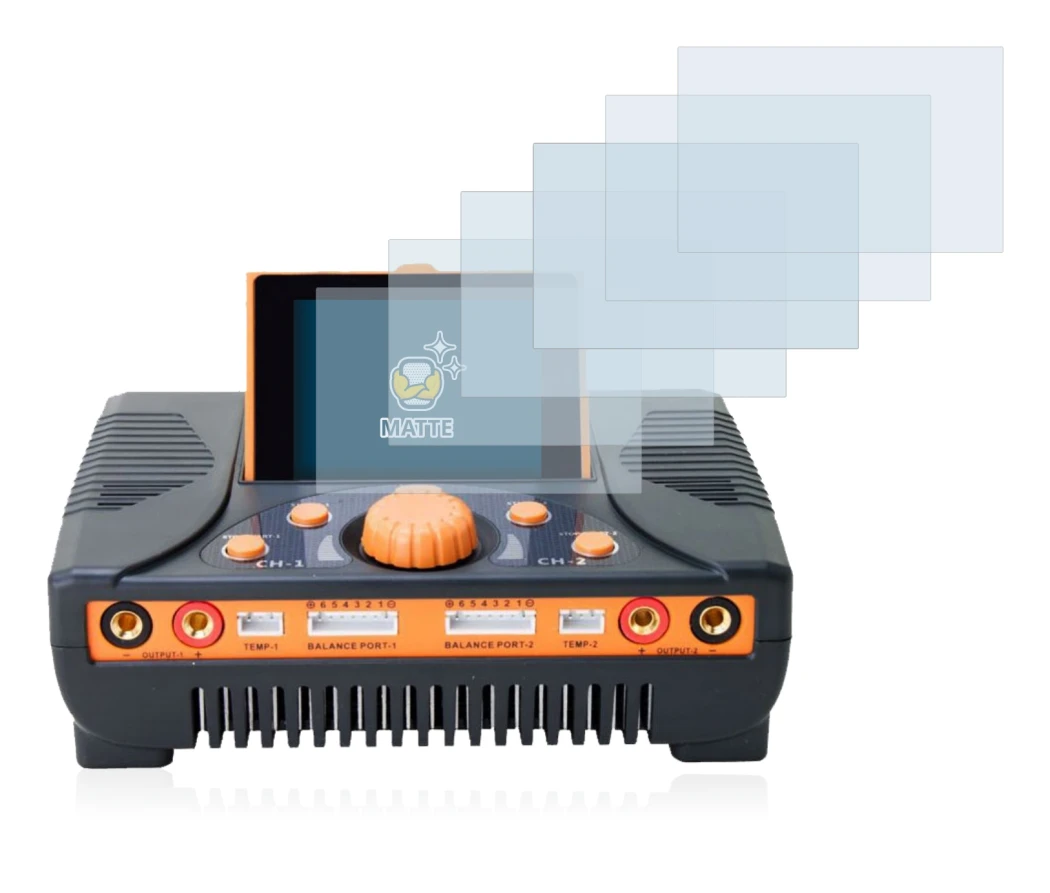 Image de l'appareil Junsi iCharger 406 Duo avec une grande variété de protections d'écran.