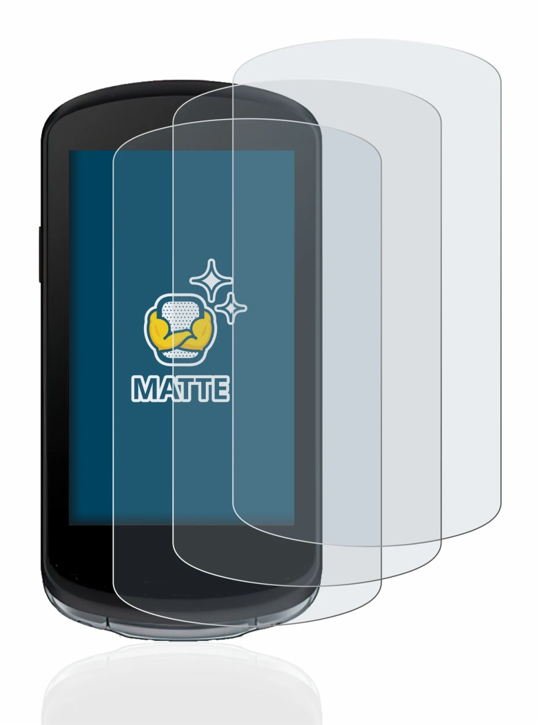 Image de l'appareil Garmin Edge 1040 avec une grande variété de protections d'écran.