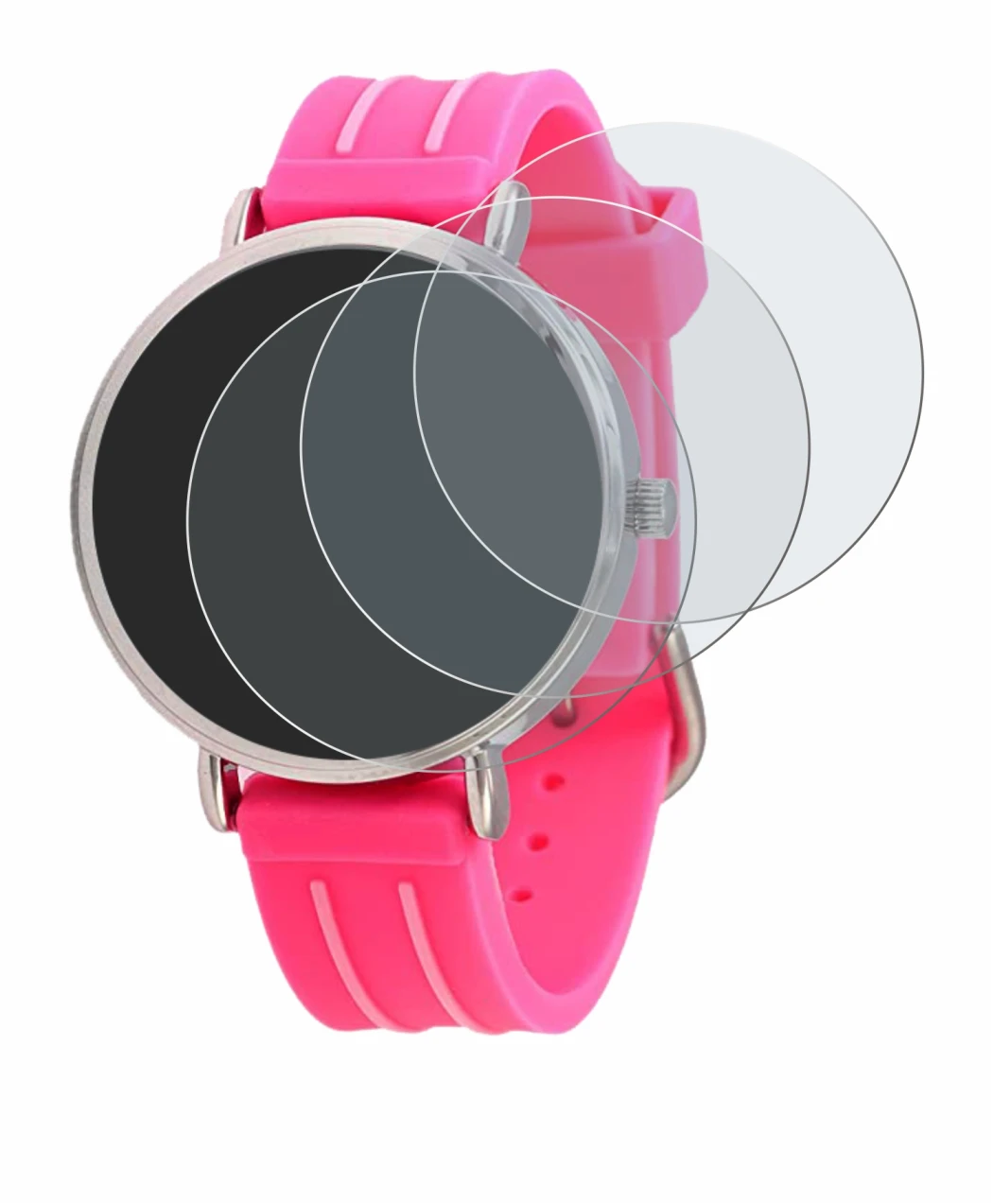 Image de l'appareil Kiddus Children's Learning Watch avec une grande variété de protections d'écran.