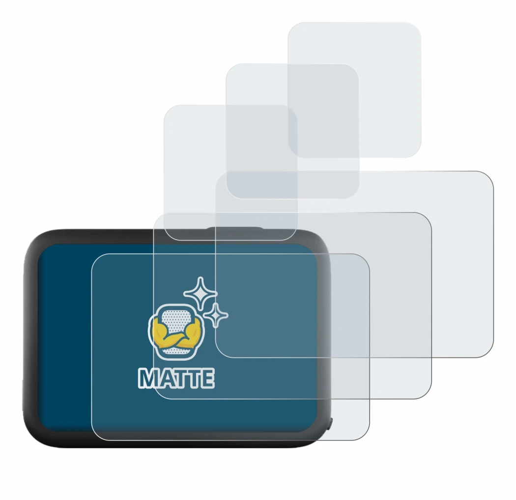 Image de l'appareil GoPro Hero 11 Black avec une grande variété de protections d'écran.