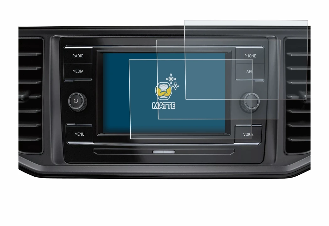 Image de l'appareil Volkswagen Crafter Composition Colour 2022 avec une grande variété de protections d'écran.