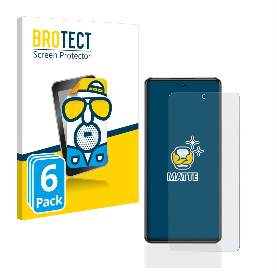 Face avant d’un emballage produit avec le logo de la marque BROTECT. À côté, l’appareil Infinix Note 30 est représenté avec la