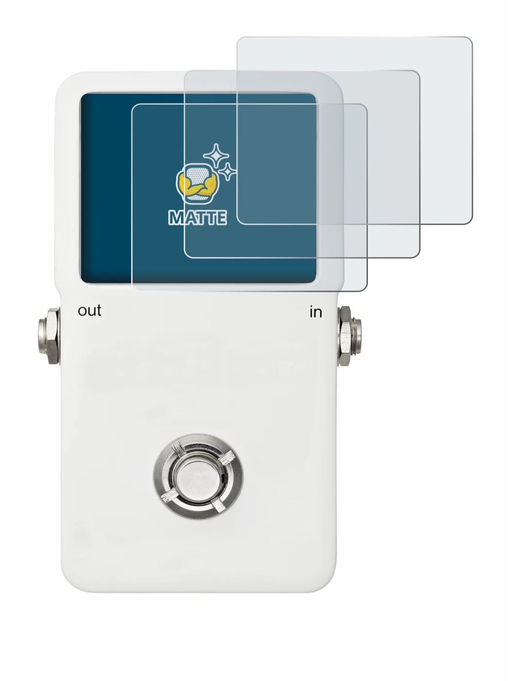 Image de l'appareil TC Electronic POLYTUNE avec une grande variété de protections d'écran.