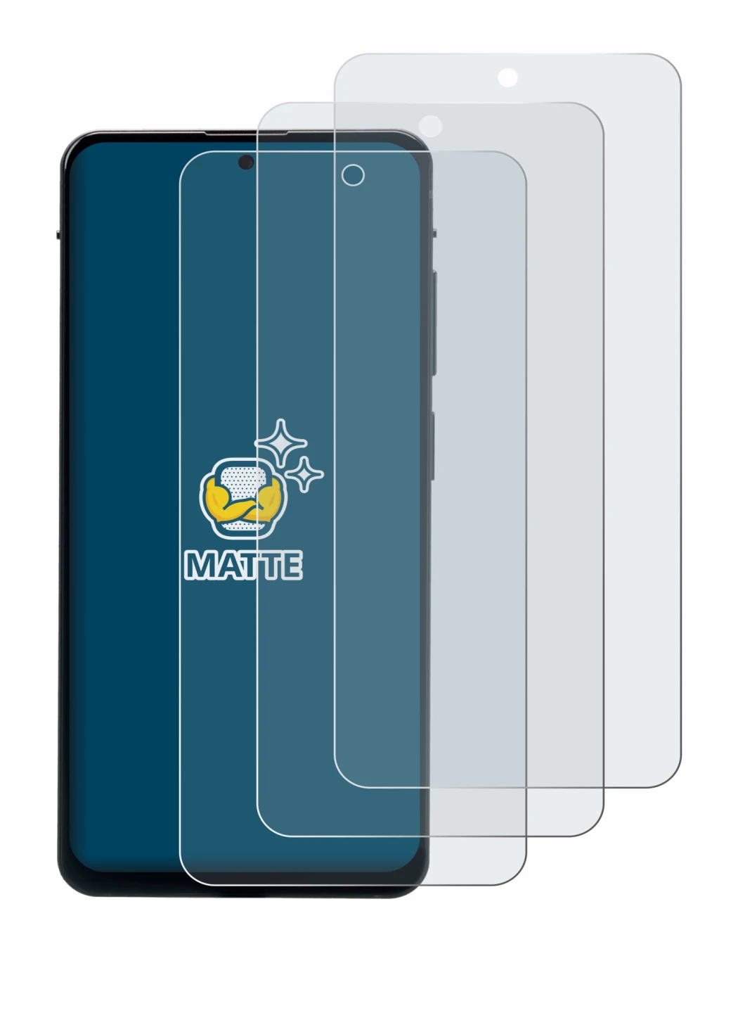 Image de l'appareil Murena 2 avec une grande variété de protections d'écran.