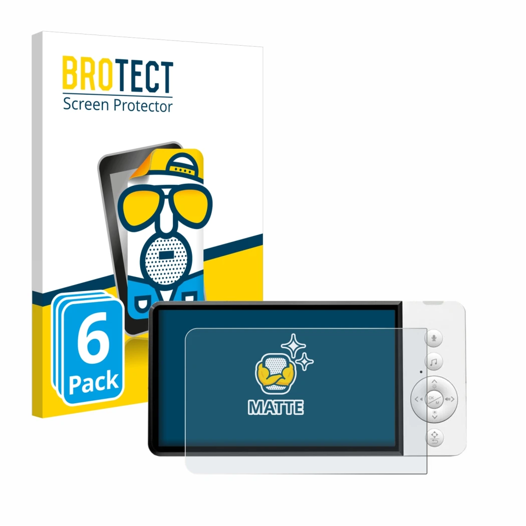 Face avant d’un emballage produit avec le logo de la marque BROTECT. À côté, l’appareil GHB ABM720 est représenté avec la prot
