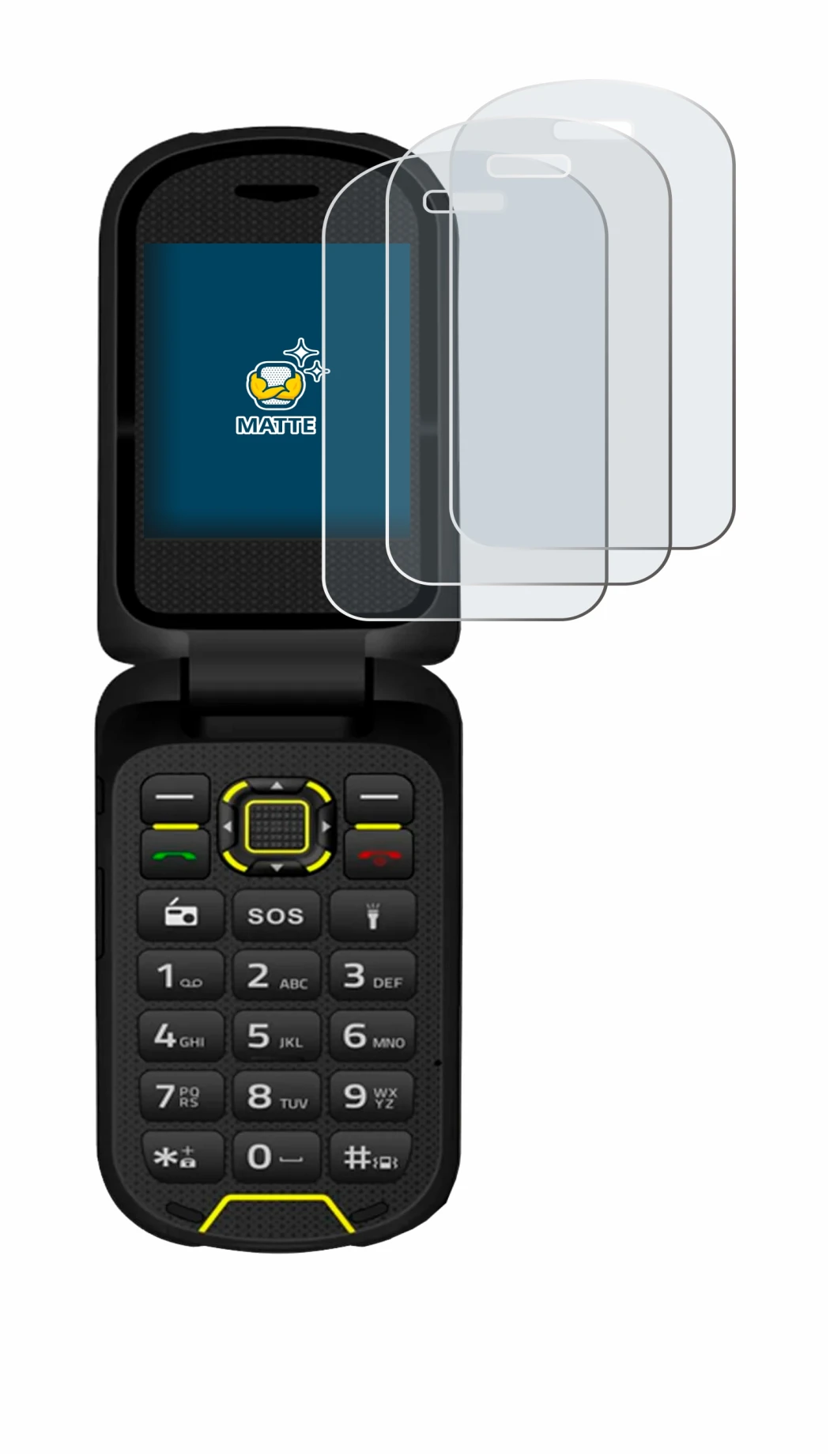 Image de l'appareil Hammer Bow LTE avec une grande variété de protections d'écran.