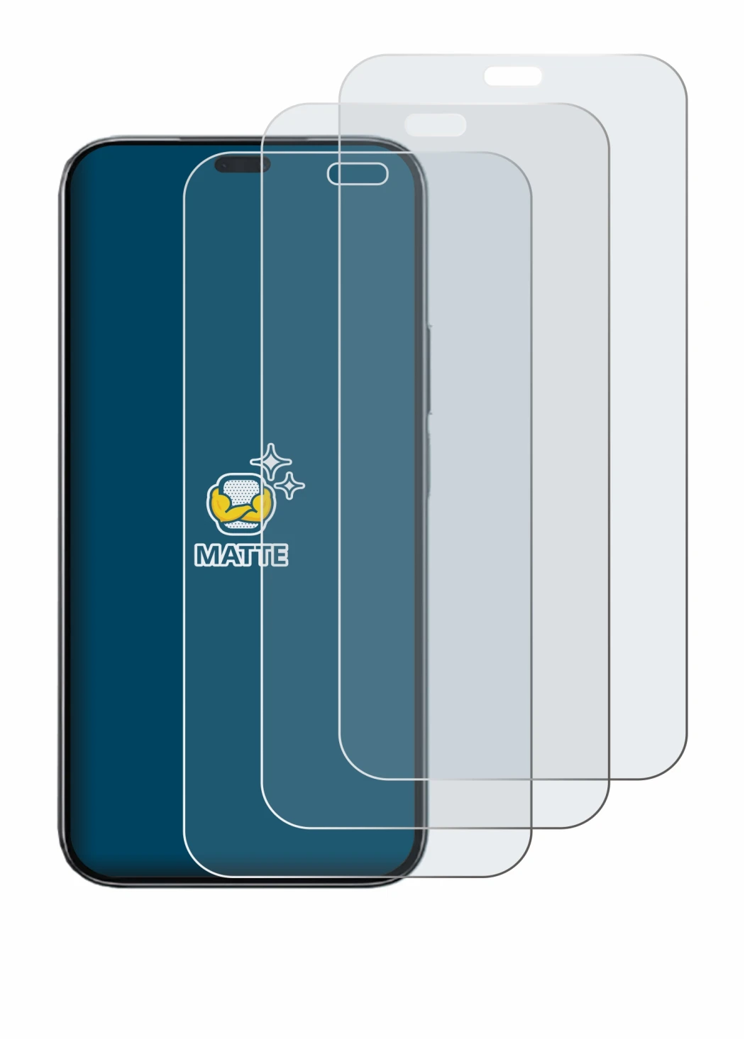 Image de l'appareil Honor 200 Lite avec une grande variété de protections d'écran.