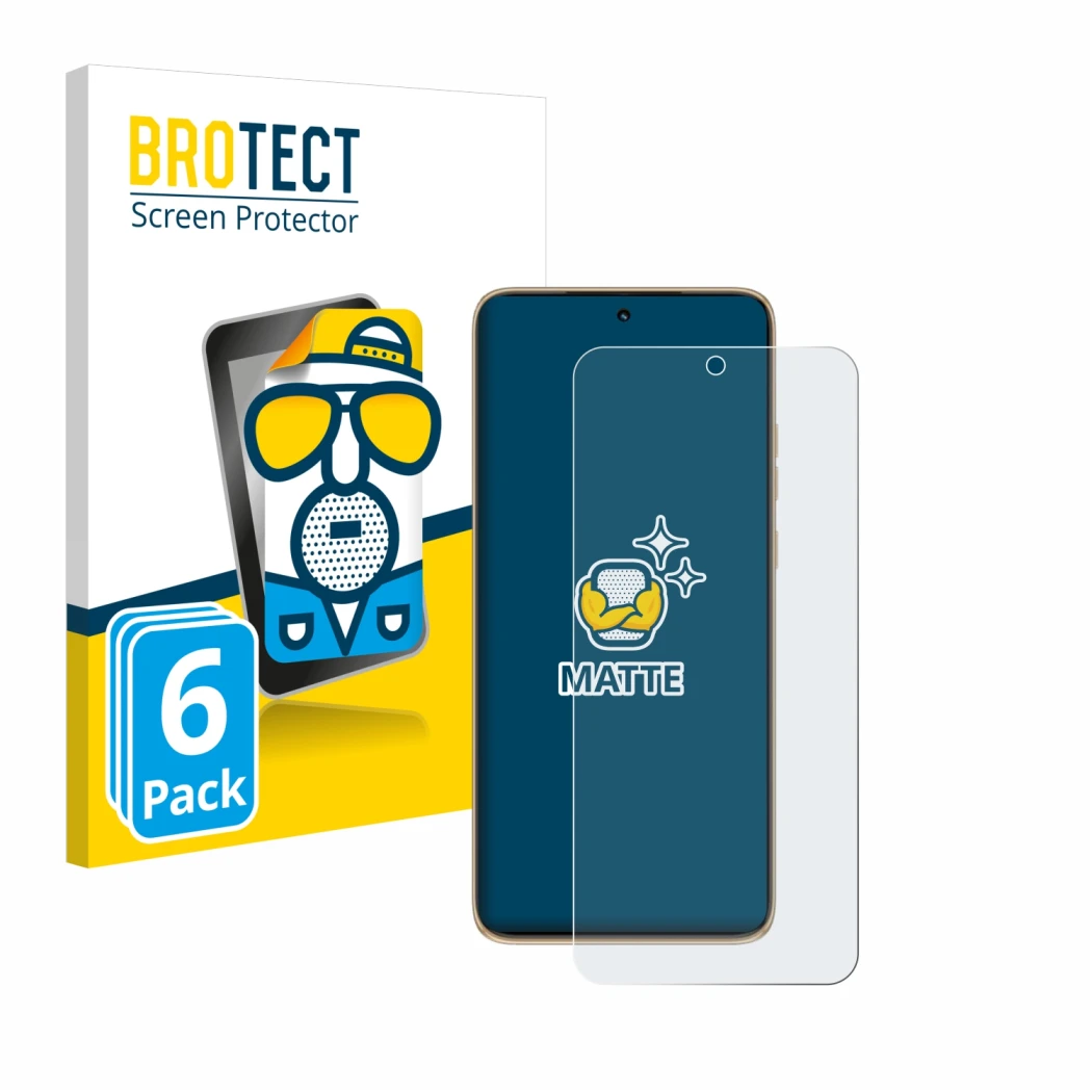 Face avant d’un emballage produit avec le logo de la marque BROTECT. À côté, l’appareil Motorola Edge 50 Neo est représenté av