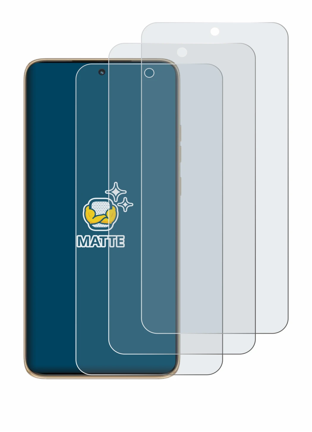 Image de l'appareil Motorola Edge 50 Neo avec une grande variété de protections d'écran.