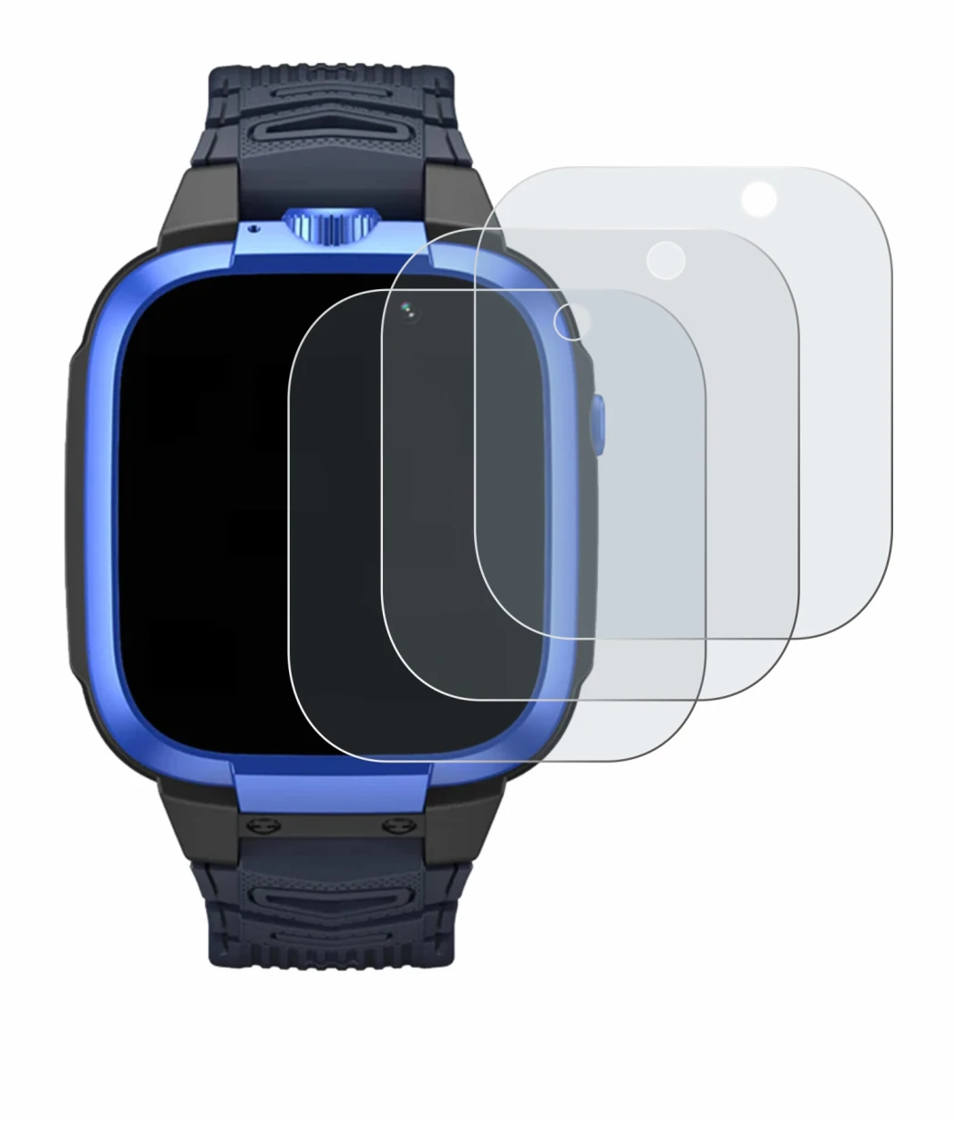 Image de l'appareil Xiaomi Mibro Kids Z3 avec une grande variété de protections d'écran.