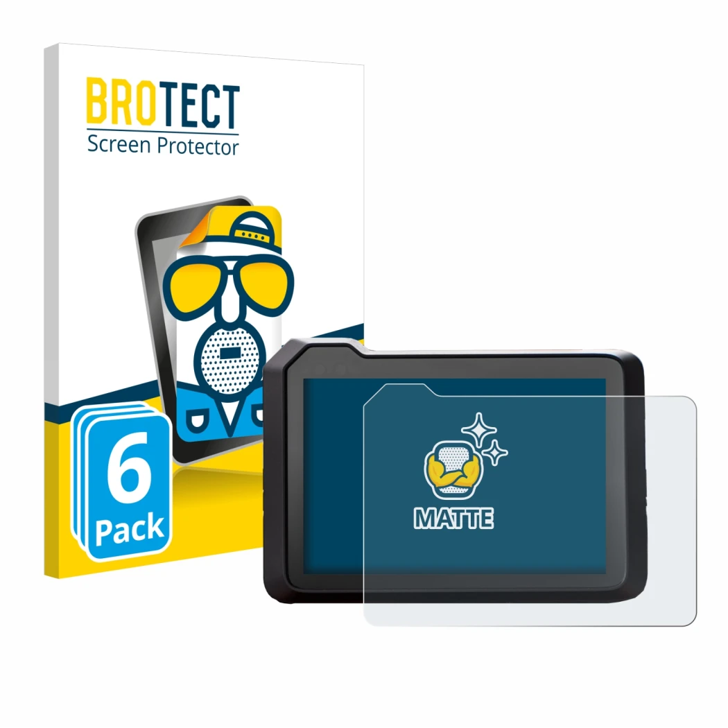 Face avant d’un emballage produit avec le logo de la marque BROTECT. À côté, l’appareil KTM 1390 Super Duke R 2025 5