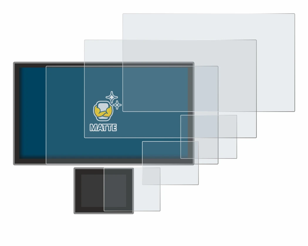 Image de l'appareil Icom IC-7760 avec une grande variété de protections d'écran.