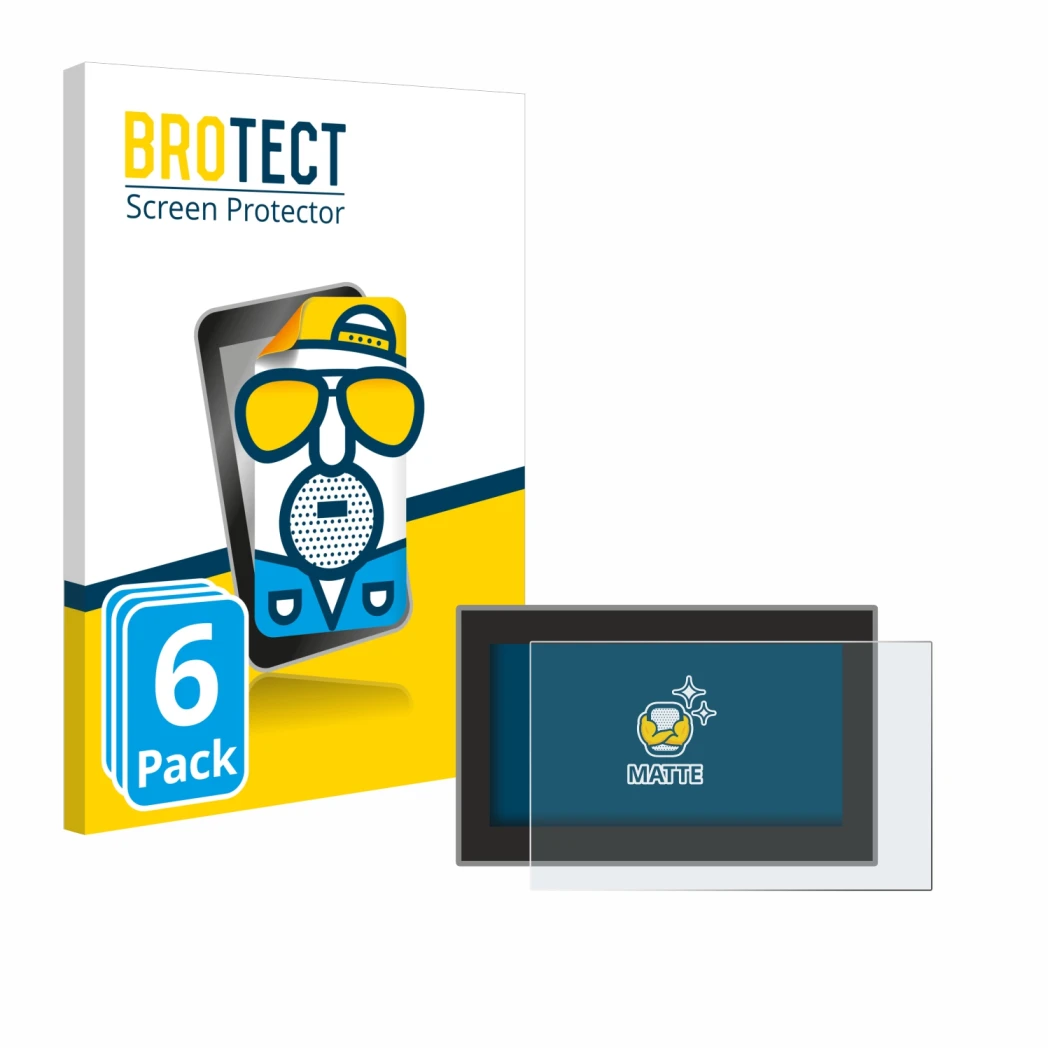 Face avant d’un emballage produit avec le logo de la marque BROTECT. À côté, l’appareil Headrush Flex Prime est représenté ave