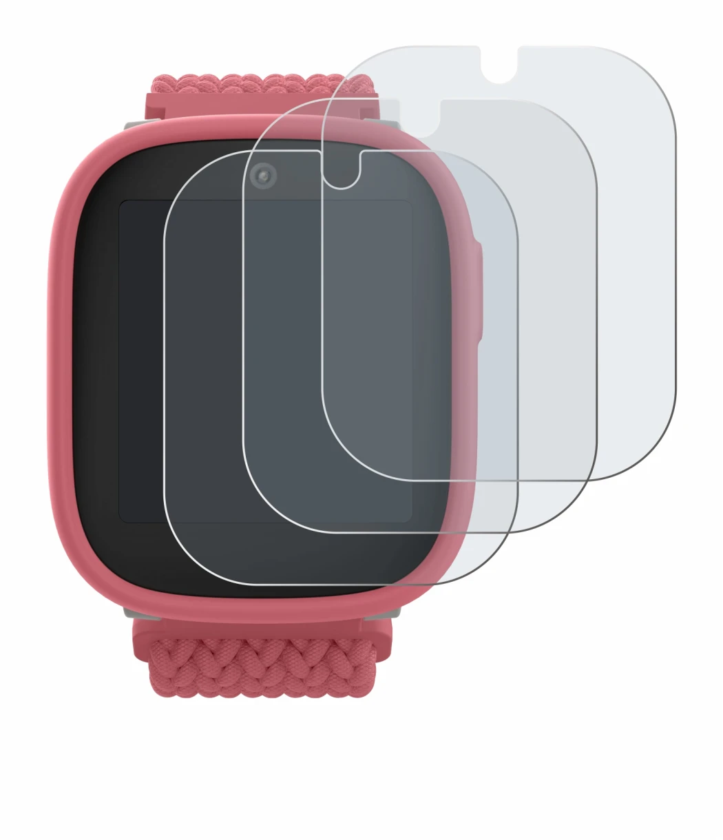 Image de l'appareil Xplora X6 Play 2025 (2ème génération) avec une grande variété de protections d'écran.