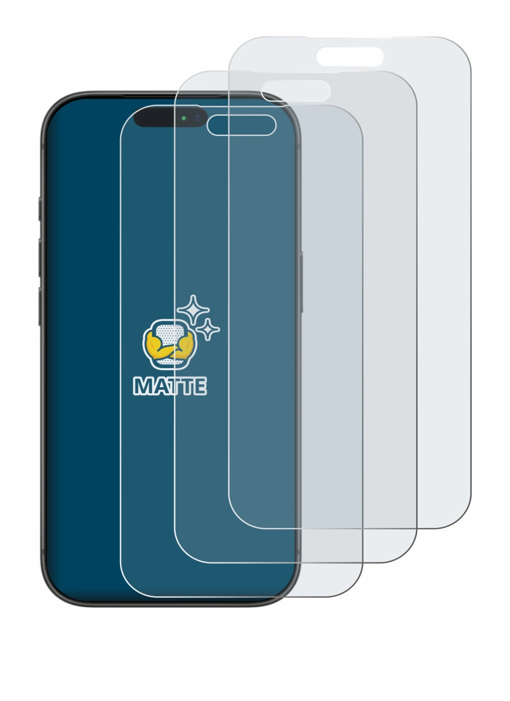 Image de l'appareil Apple iPhone 17 Pro Max avec une grande variété de protections d'écran.