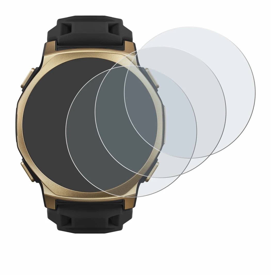 Image de l'appareil Huami Amazfit T-Rex 3 Pro (44 mm) avec une grande variété de protections d'écran.