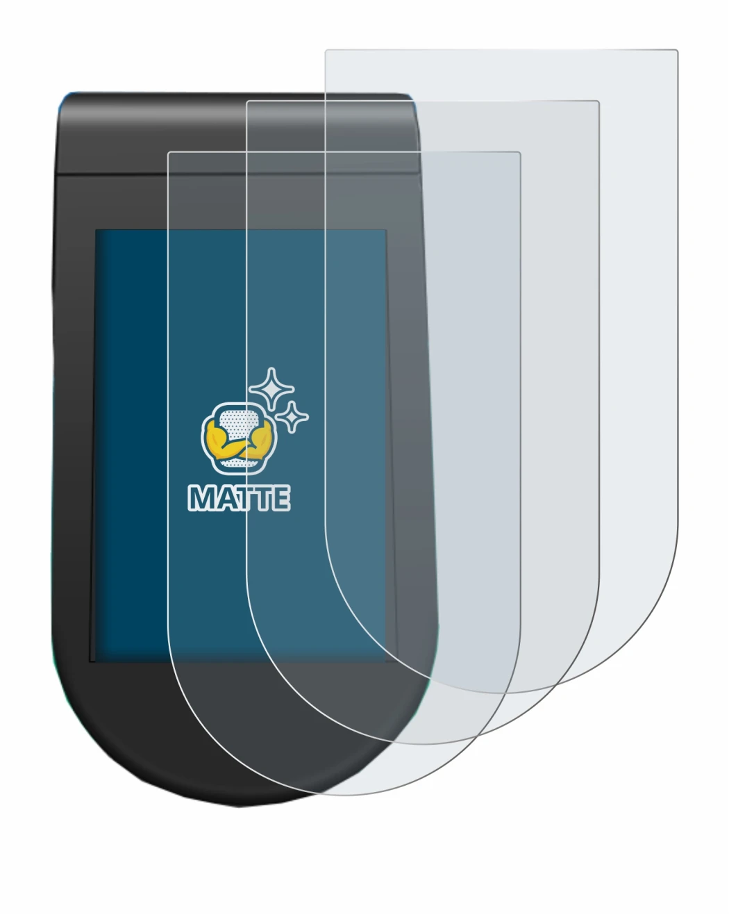 Image de l'appareil SoFlow SO4 Pro MAX avec une grande variété de protections d'écran.