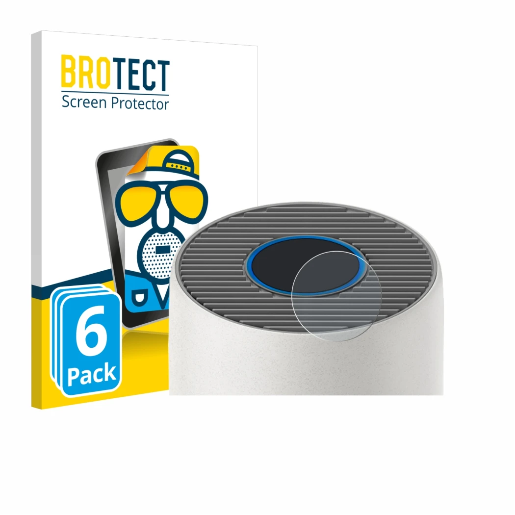 Face avant d’un emballage produit avec le logo de la marque BROTECT. À côté, l’appareil Philips 2000i Series AC2939 est représ