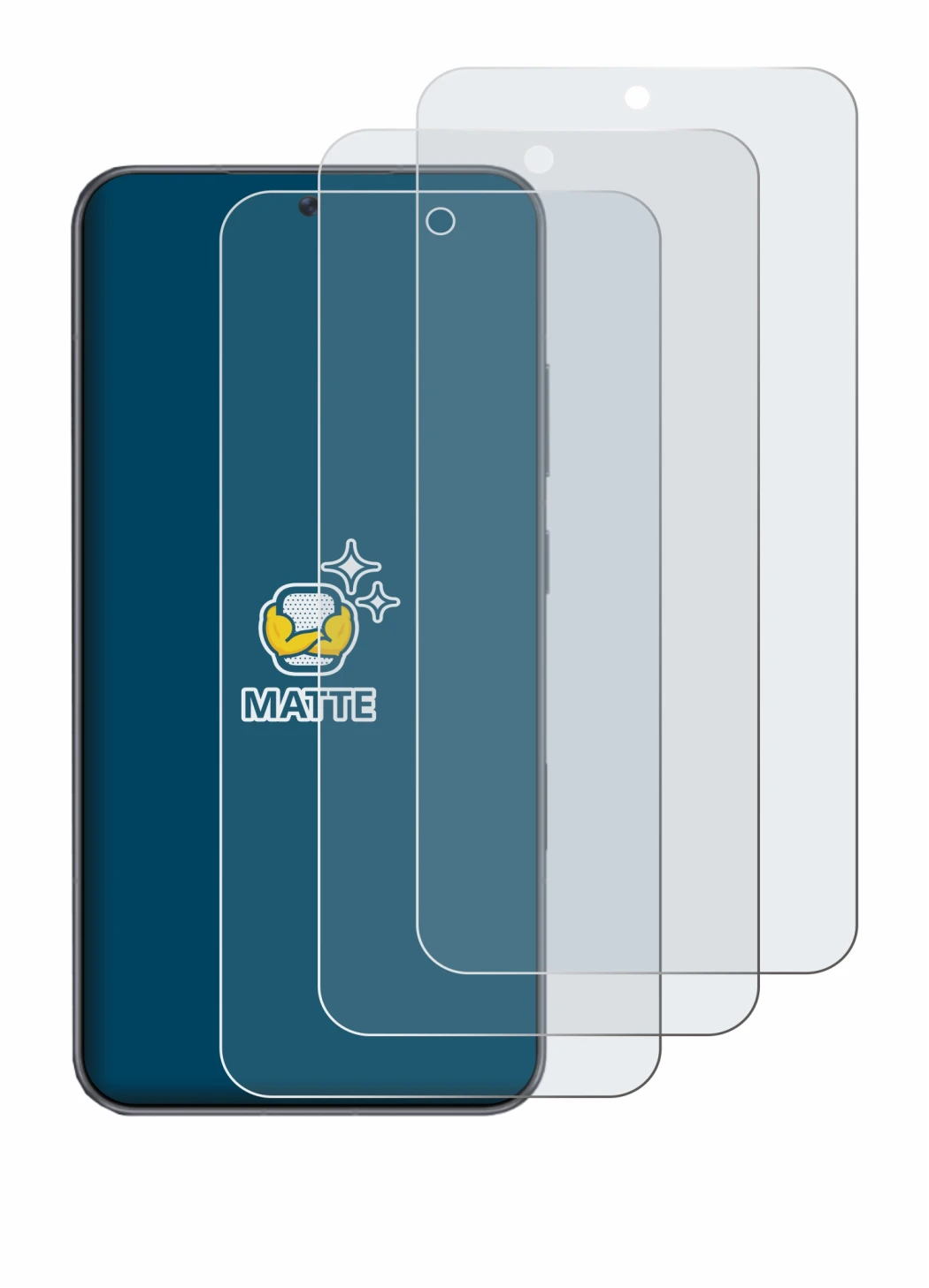 Image de l'appareil Honor Win avec une grande variété de protections d'écran.